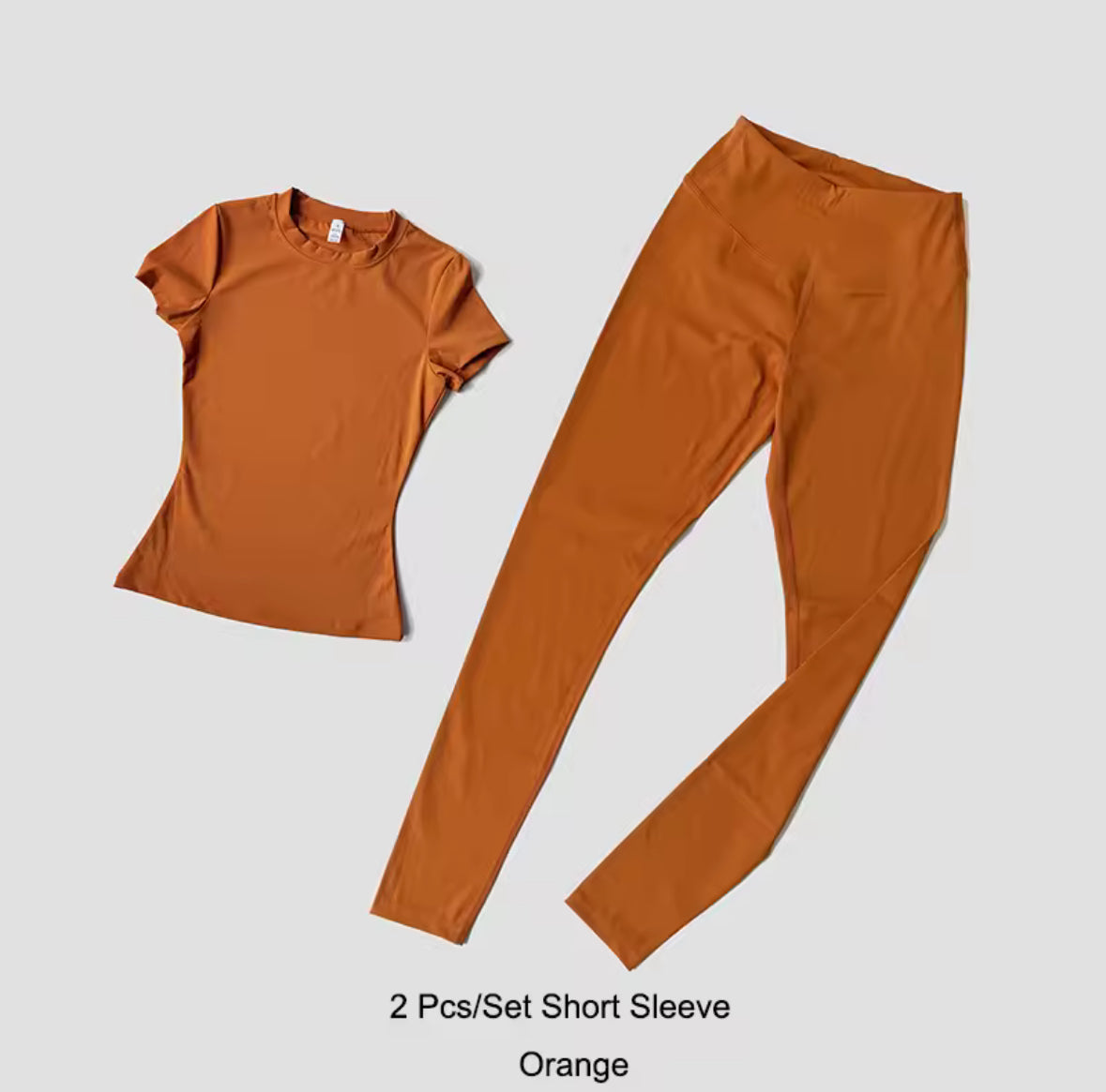 2 Piece Activewear Set Orange