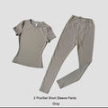 2 Piece Activewear Set Grey