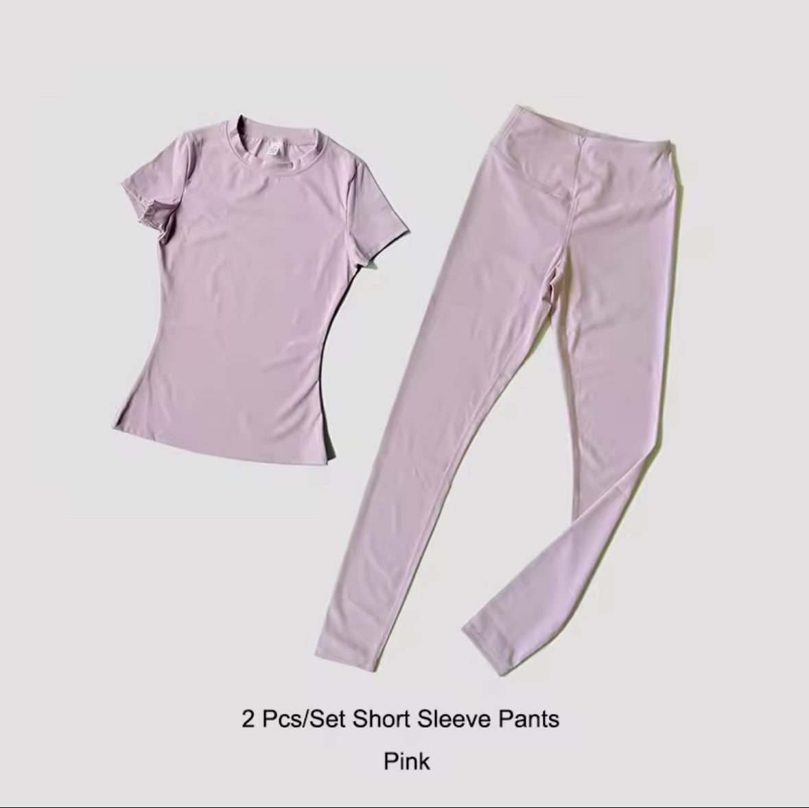 2 Piece Activewear Set Pink