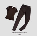 2 Piece Activewear Set Coffee