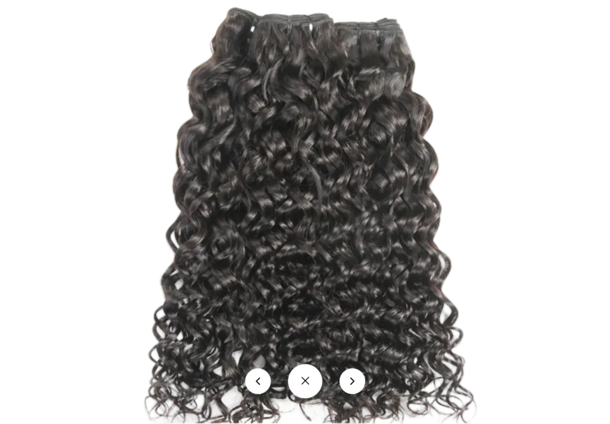 Grade 8A Virgin Hair Water Wave 3 Bundle Deal 100% Unprocessed Human Hair Natural Black