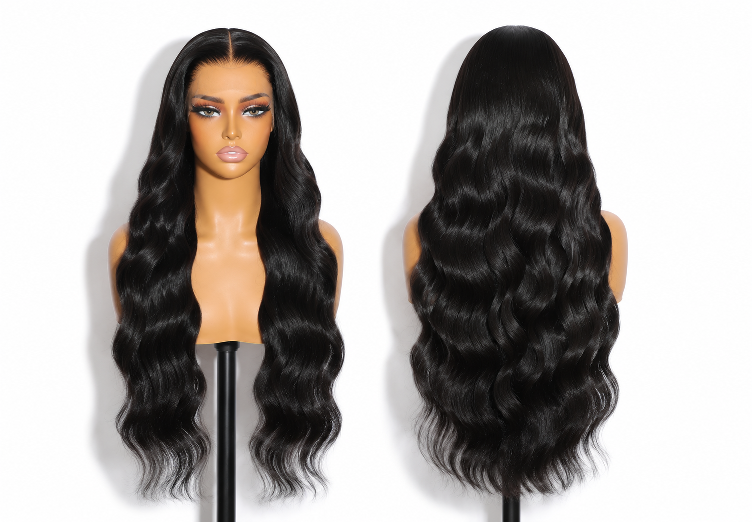 13*6 HD Lace Frontal Wig Human Hair Body Wave 1B